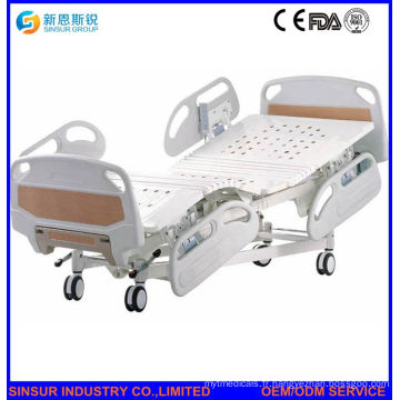 Ssa-E-134 Le lit d'hôpital électrique réglable à 3 fonctions pour soins infirmiers médicaux les plus vendus